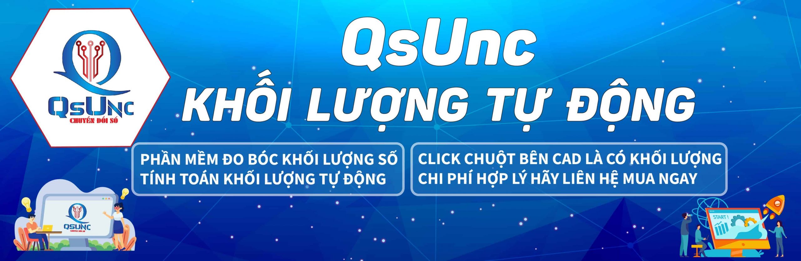 QSUNC PHẦN MỀM TÍNH TOÁN KHỐI LƯỢNG