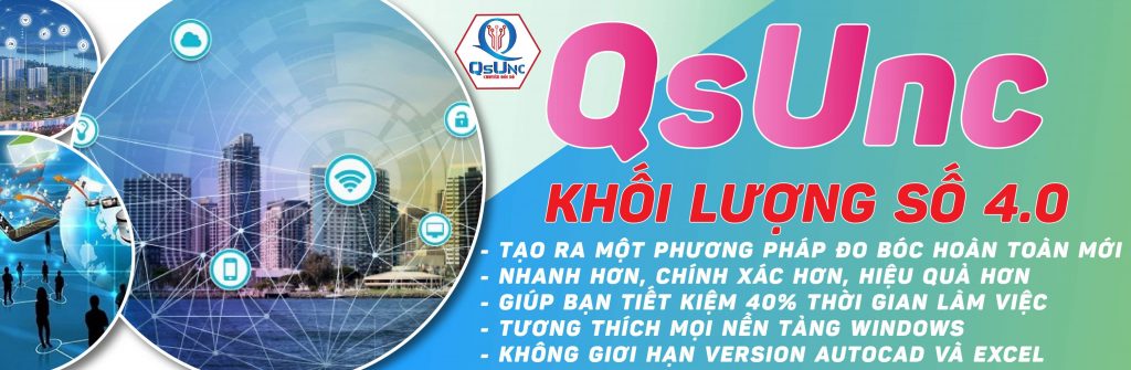 QSUNC PHẦN MỀM TÍNH TOÁN KHỐI LƯỢNG